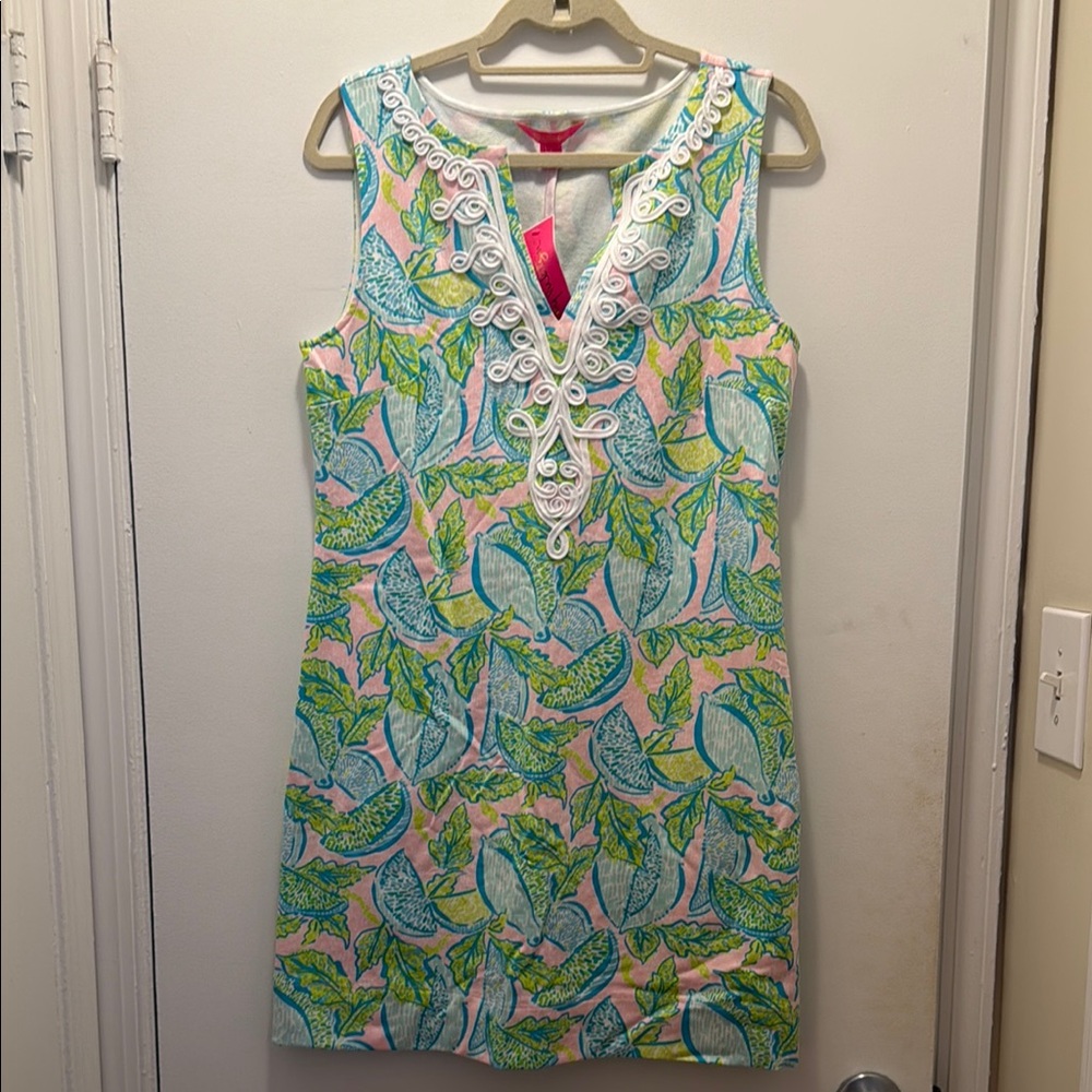 Lilly Pulitzer Green and Blue Sleeveless Sundress
